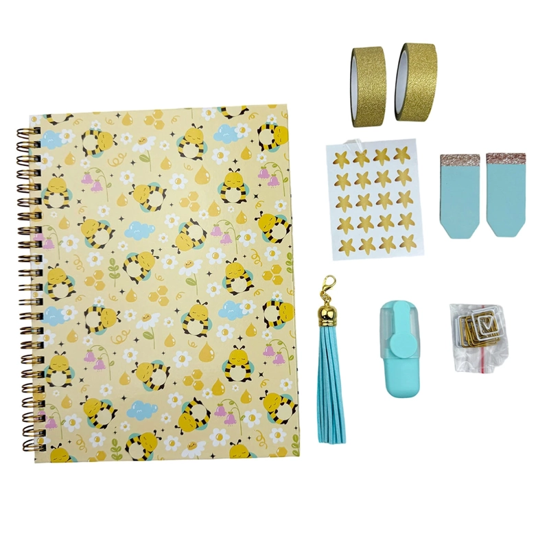 SET HARVEST DORMILON ABEJITAS CUADERNO Y ACCESORIOS - 1