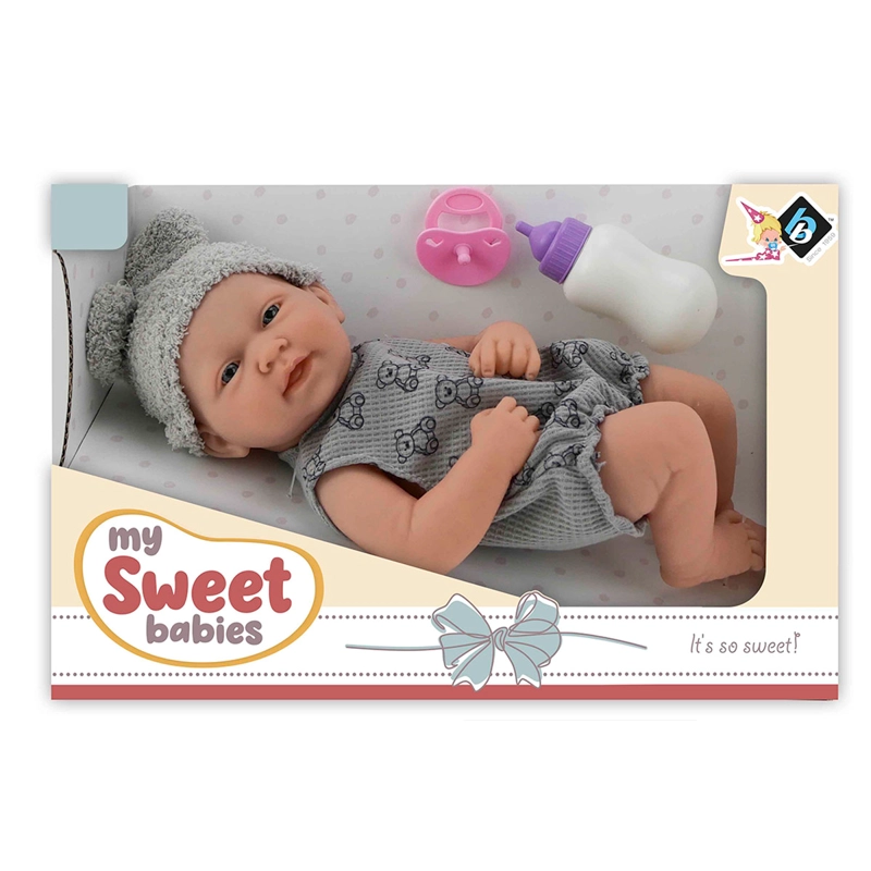 MUÑECA LOKO TOYS BIBERÓN Y CHUPETE 35 CM - 2