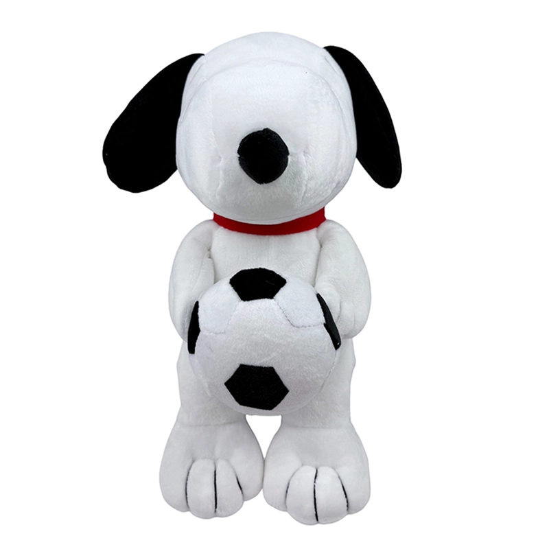 PELUCHE SNOOPY CON PELOTA 30 CM - 1