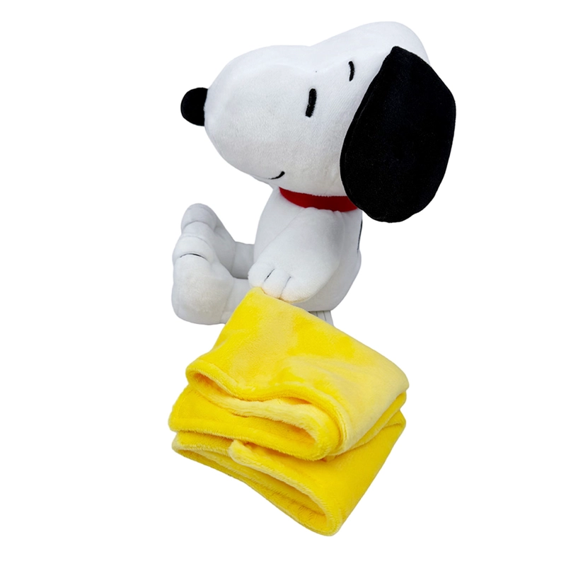 PELUCHE SNOOPY CON TUTO AMARILLO 30 CM - 2