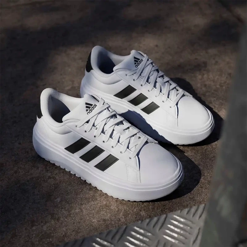 ZAPATILLAS MUJER ADIDAS URBANO BLANCO GRAND COURT PLATFORM - 9