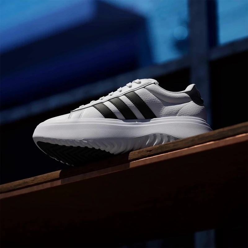 ZAPATILLAS MUJER ADIDAS URBANO BLANCO GRAND COURT PLATFORM - 10