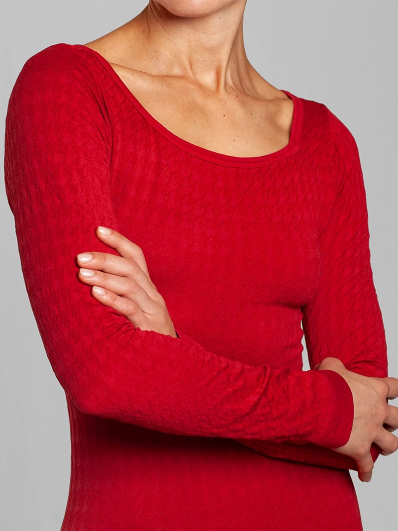 POLERA MUJER MONARCH MICROFIBRA MANGA LARGA - 1