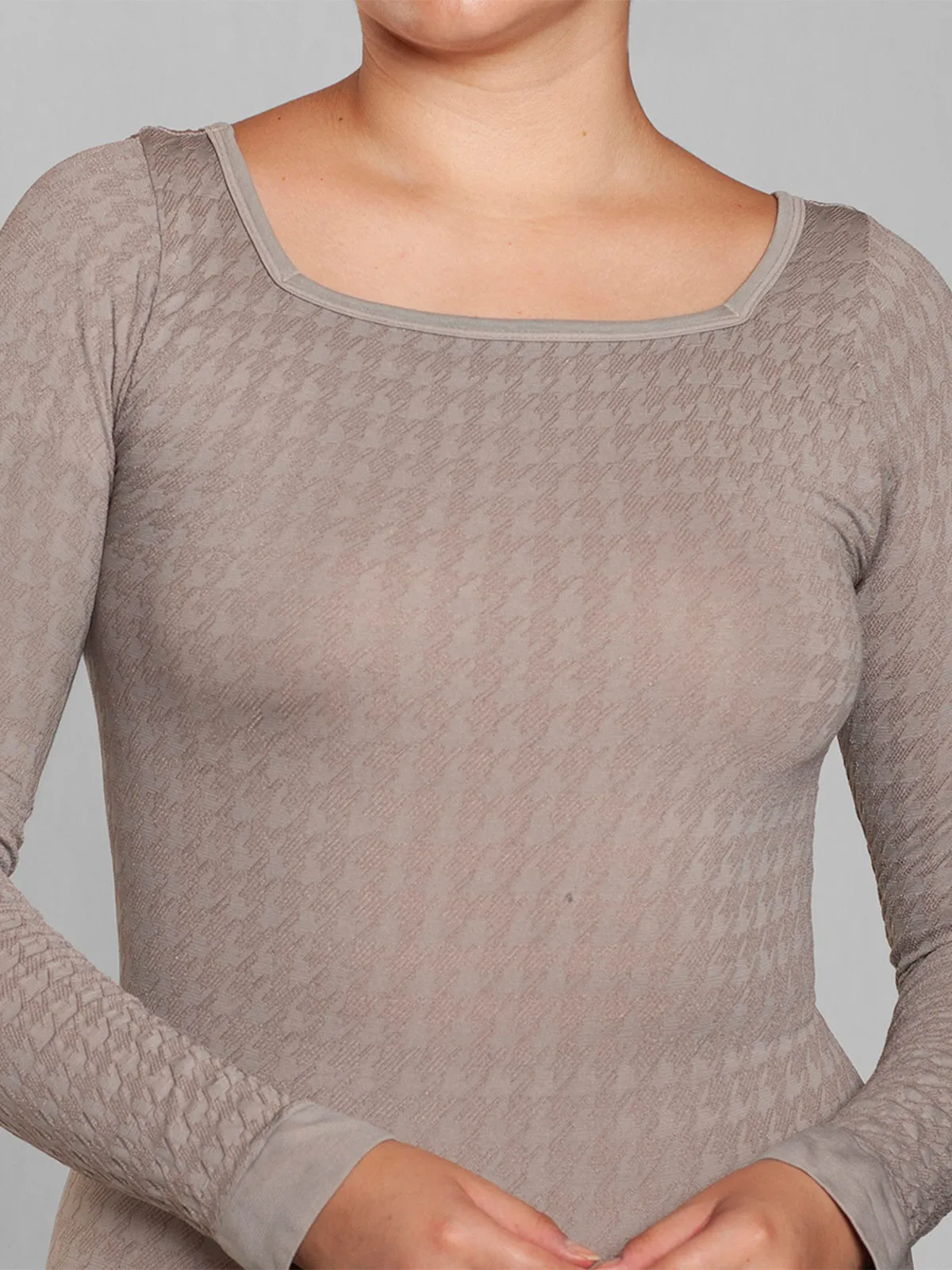 POLERA MUJER MONARCH MICROFIBRA MANGA LARGA - 3
