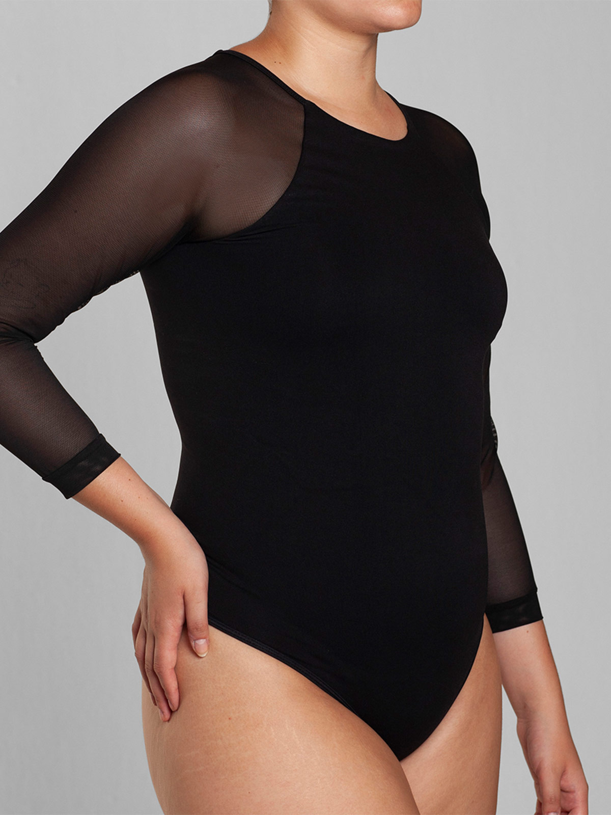 BODY MONARCH MICROFIBRA ESCOTE OJAL - 3