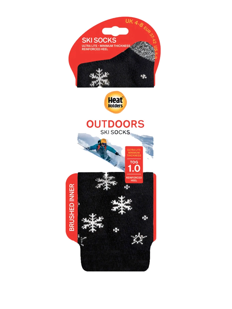 CALCETÍN HEAT HOLDERS SNOWFLAKE NEGRO - 2