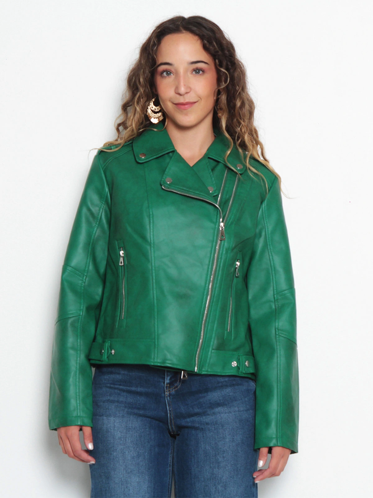 CHAQUETA MUJER WADOS MANGA LARGA ECOCUERO - 2