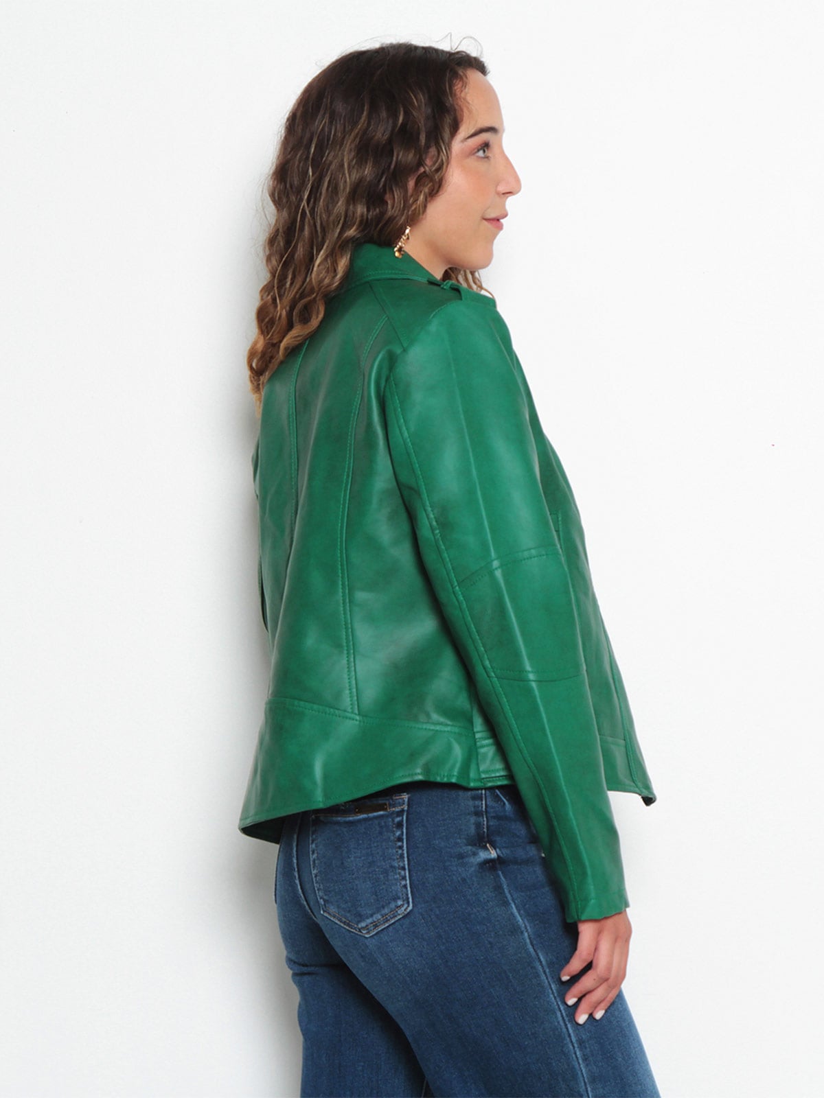 CHAQUETA MUJER WADOS MANGA LARGA ECOCUERO - 4