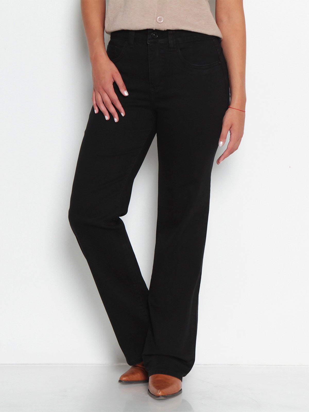 JEANS MUJER WADOS ALGODÓN RECTO TIRO ALTO PUSH UP - 2