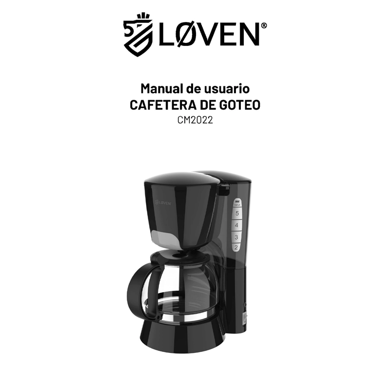 CAFETERA LOVEN GOTEO CM2022 Negro, foto 6