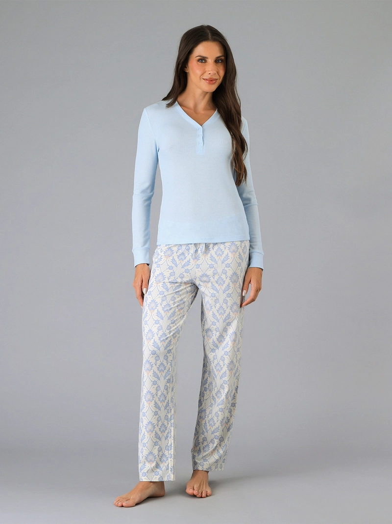 PIJAMA FLORES - 1