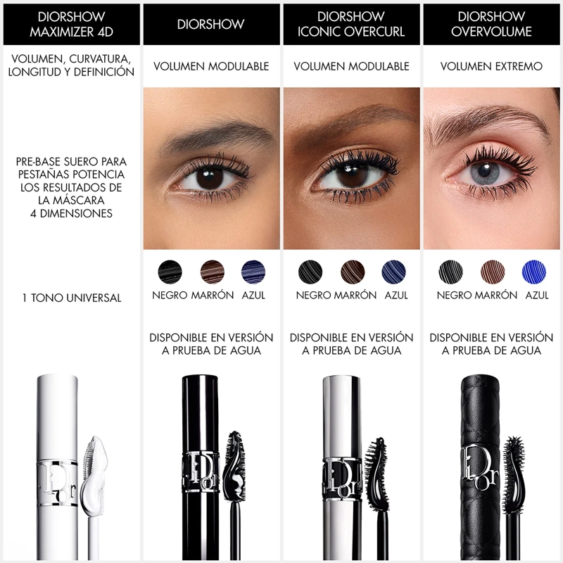 MÁSCARA DE PESTAÑAS DIOR DIORSHOW OVERVOLUME 790 OVERBROWN 8,5GR - 11