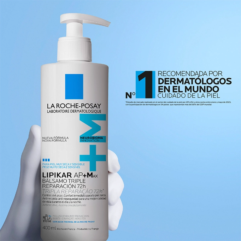 BÁLSAMO HIDRATANTE LA-ROCHE POSAY LIPIKAR BAUME AP+ MAX 400ML - 5
