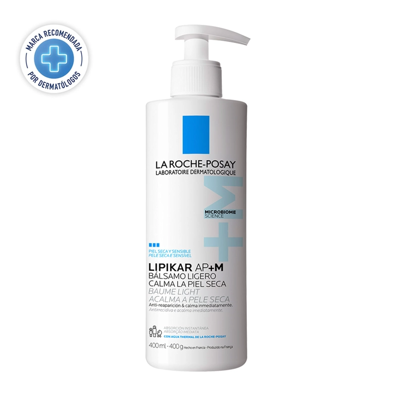 BÁLSAMO HIDRATANTE LA-ROCHE POSAY LIPIKAR BAUME LIGHT AP+ M 400ML - 1
