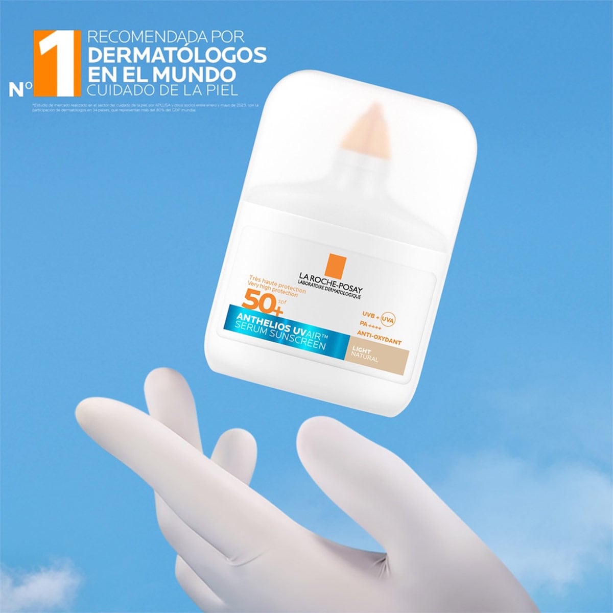 PROTECTOR SOLAR LA-ROCHE POSAY ANTHELIOS UVAIR TONO CLARO FPS50+ 50ML - 5