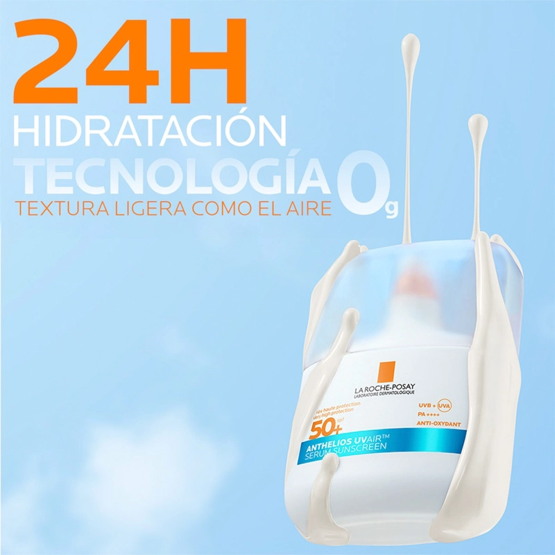 PROTECTOR SOLAR LA ROCHE POSAY ANTHELIOS UVAIR SERUM FPS50+ 50ML - 4