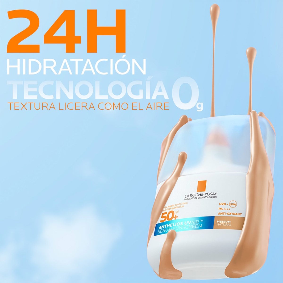 PROTECTOR SOLAR LA-ROCHE POSAY ANTHELIOS UVAIR TONO MEDIO FPS50+ 50ML - 4