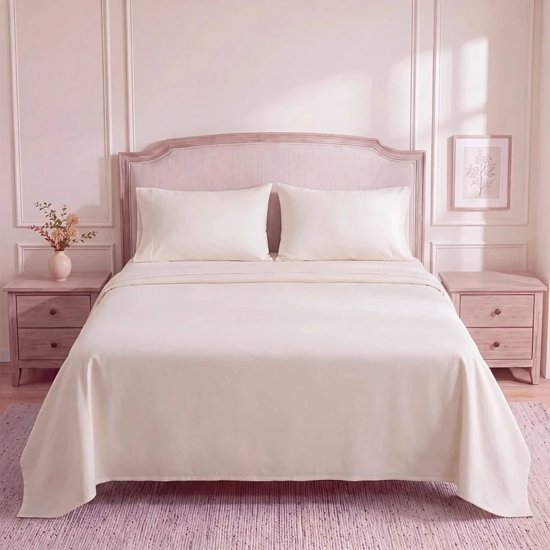 JUEGO DE SÁBANAS RIPLEY HOME CLASSIC COLLECTION 200 HILOS 2 PLAZAS BEIGE - 1