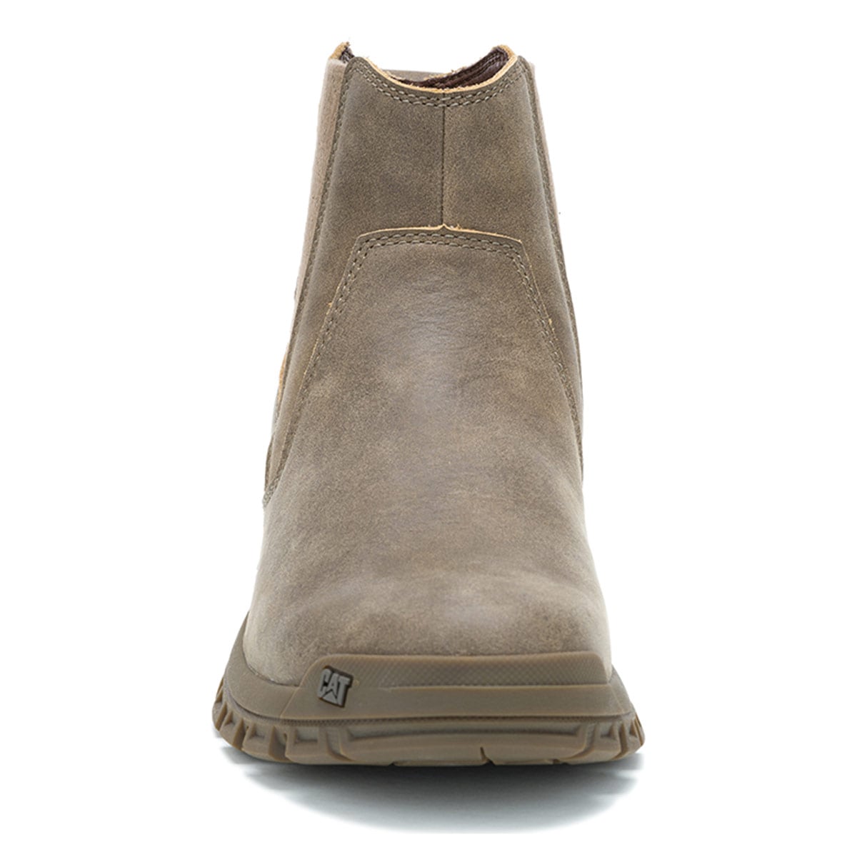 BOTINES HOMBRE CAT CAFÉ CLARO THRESHOLD CHELSY CUERO - 3
