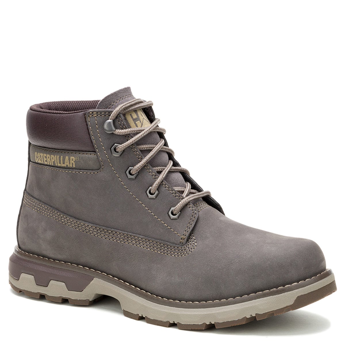 BOTINES HOMBRE CAT GRIS PURSUE CUERO - 2