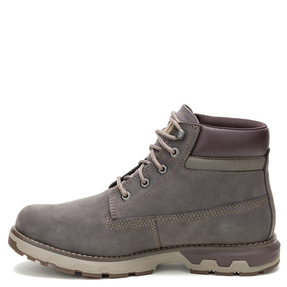 BOTINES HOMBRE CAT GRIS PURSUE CUERO - 4