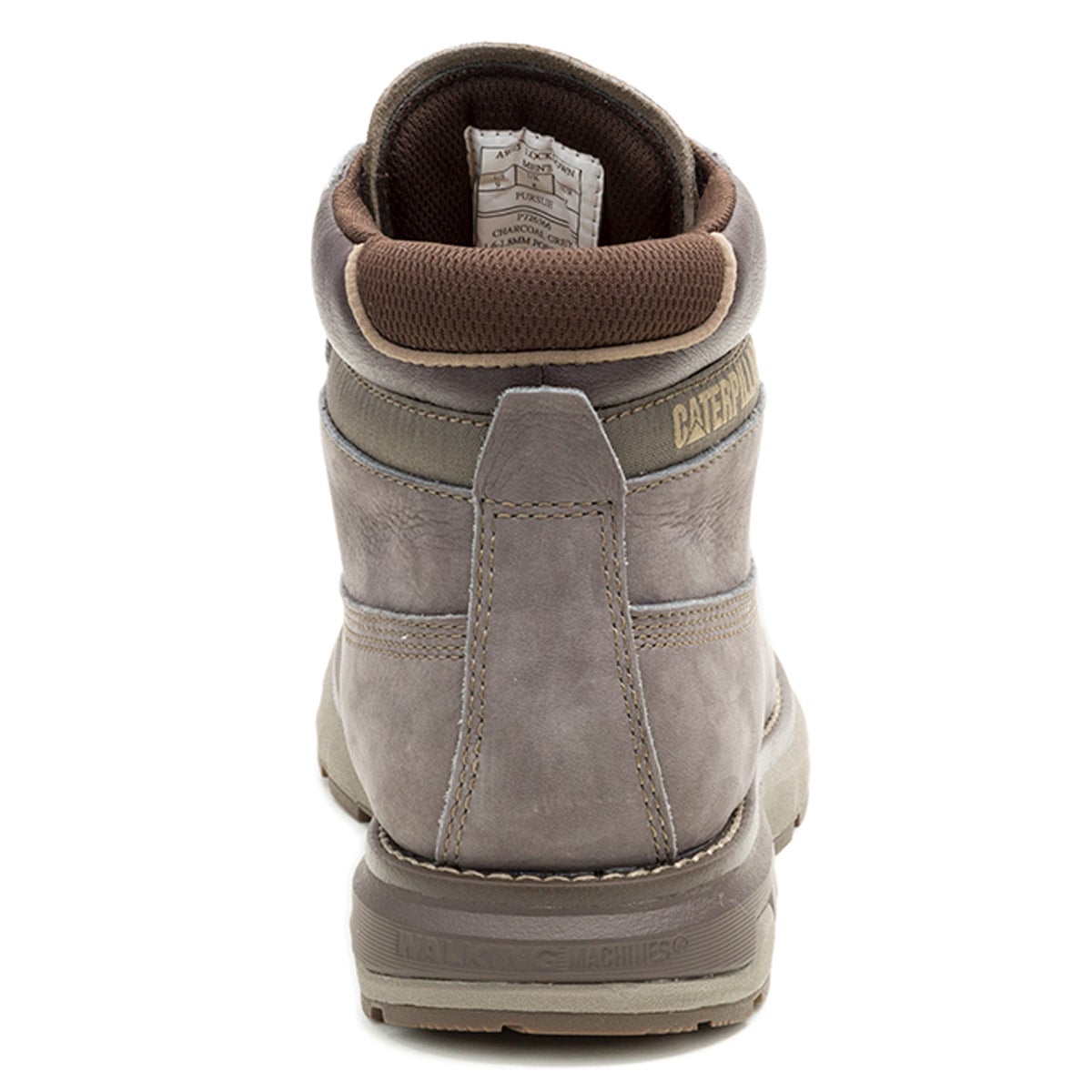 BOTINES HOMBRE CAT GRIS PURSUE CUERO - 5