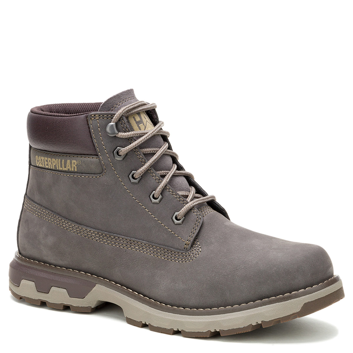BOTINES HOMBRE CAT GRIS PURSUE CUERO - 2