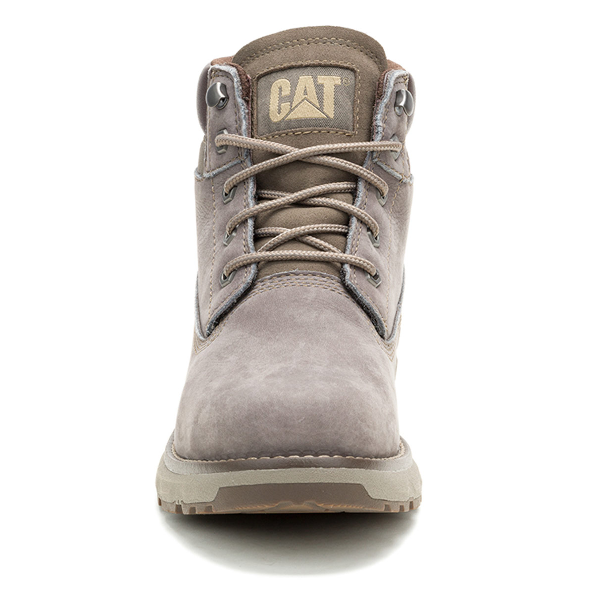 BOTINES HOMBRE CAT GRIS PURSUE CUERO - 3