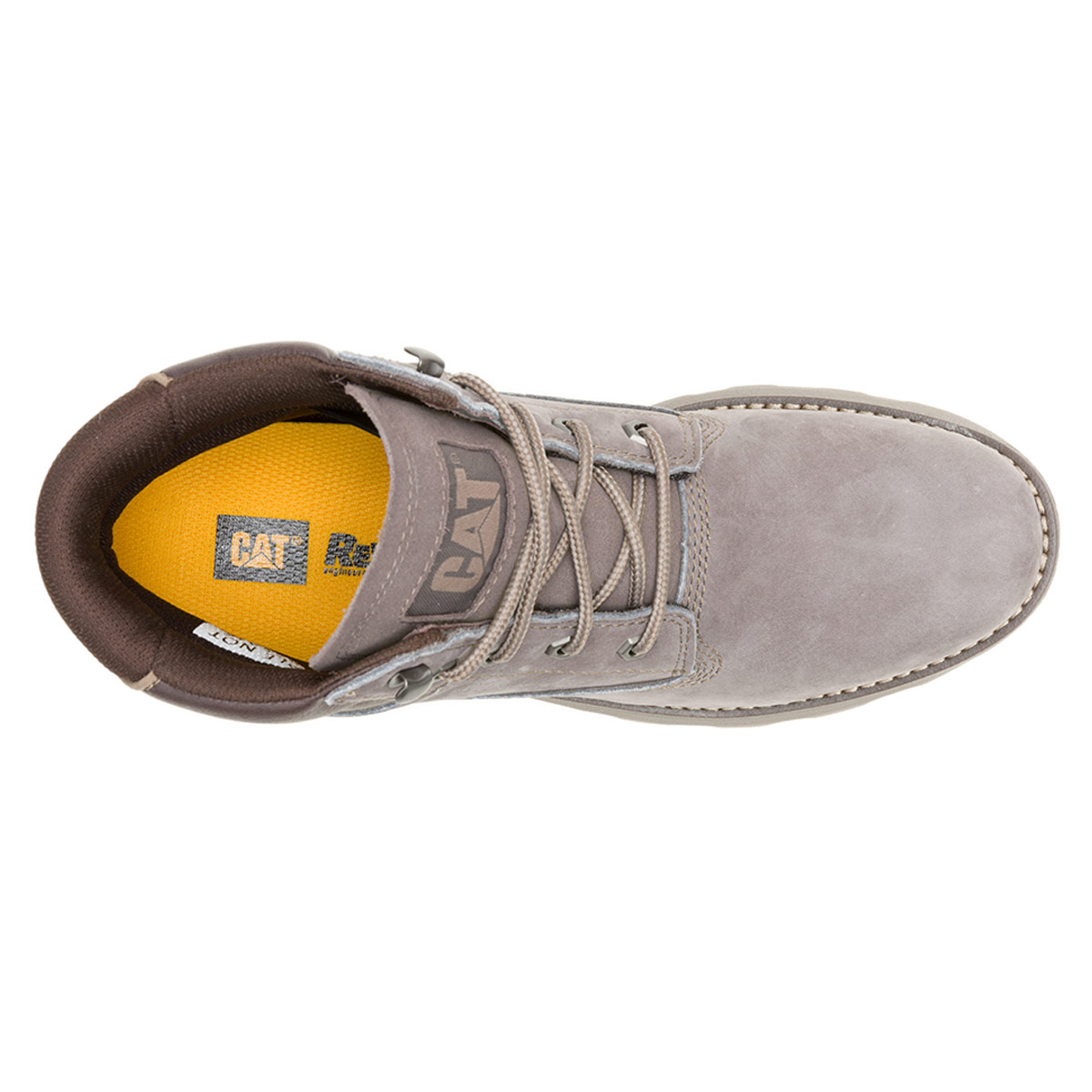 BOTINES HOMBRE CAT GRIS PURSUE CUERO - 6