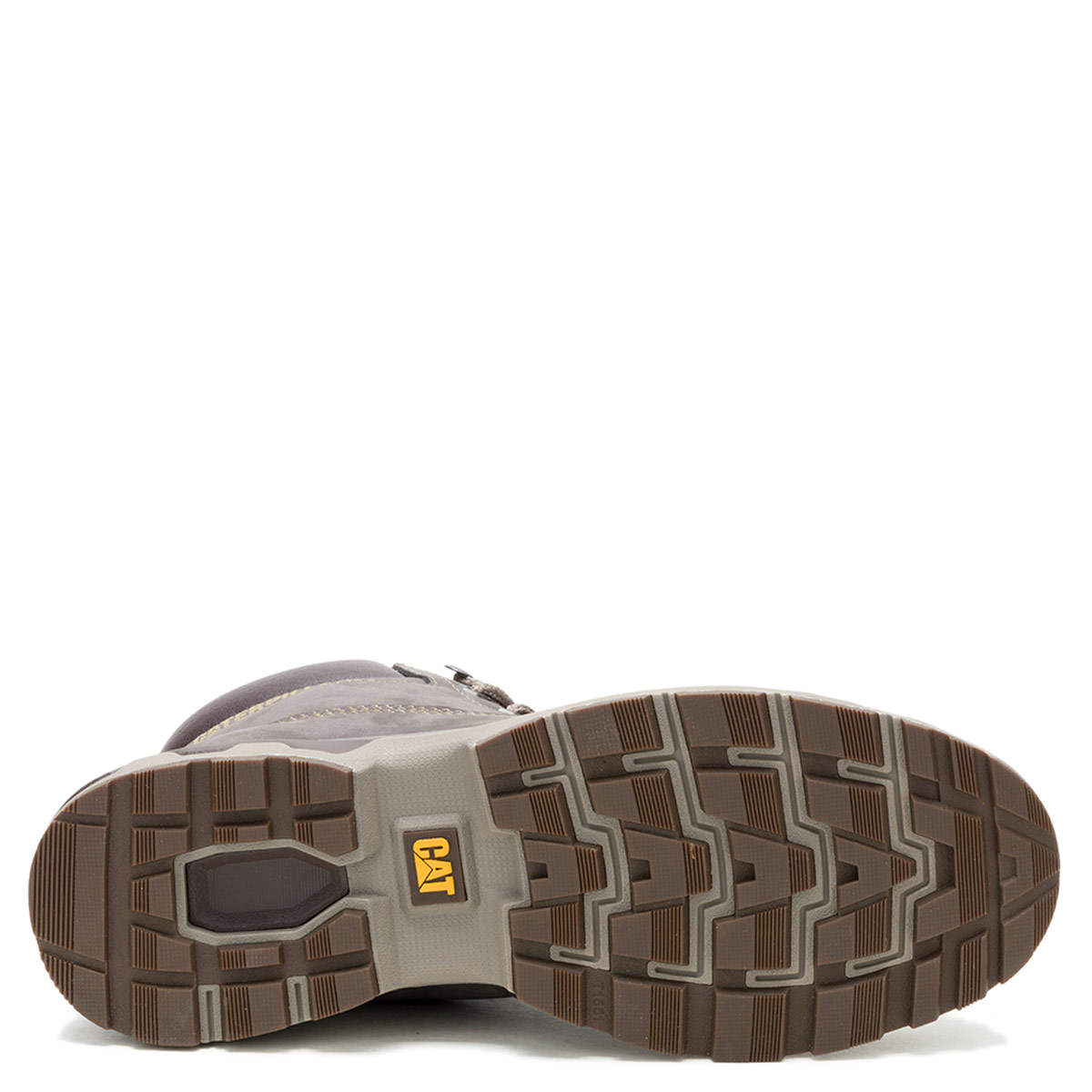 BOTINES HOMBRE CAT GRIS PURSUE CUERO - 7