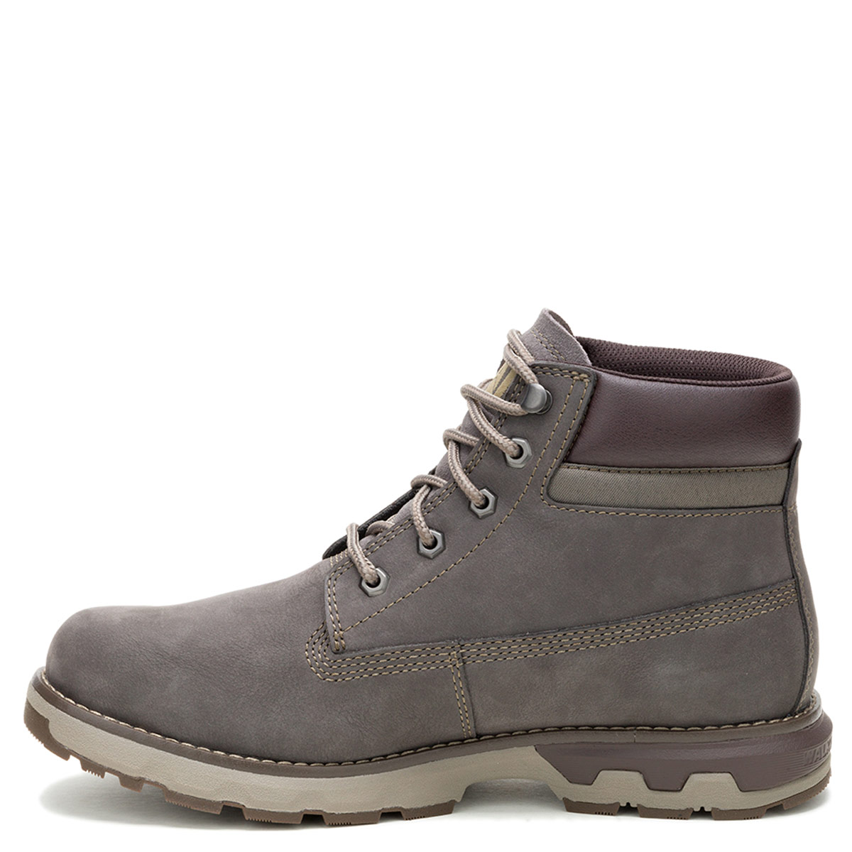 BOTINES HOMBRE CAT GRIS PURSUE CUERO - 4