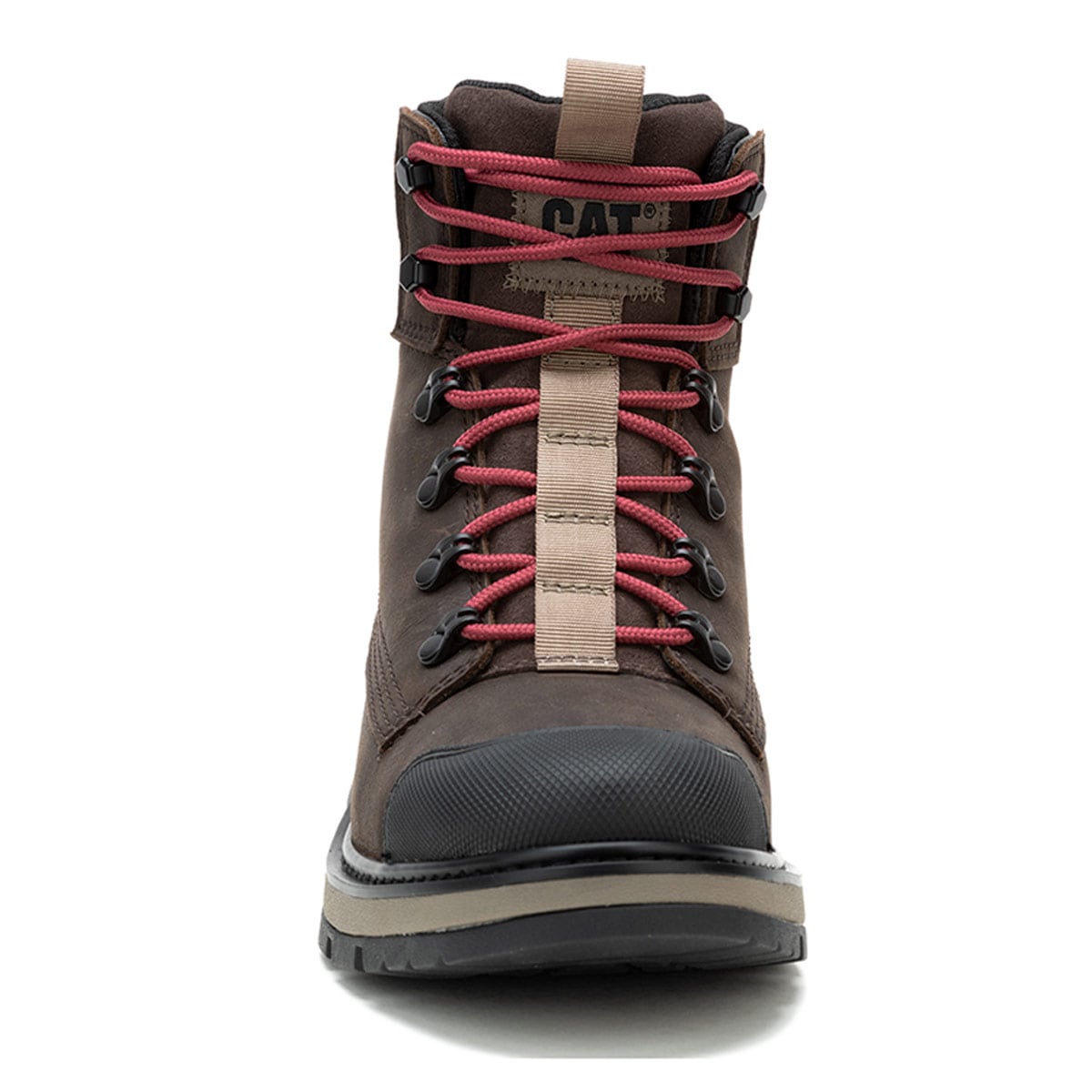 BOTINES HOMBRE CAT NEGRO COLORADO EXPEDITION CUERO - 3