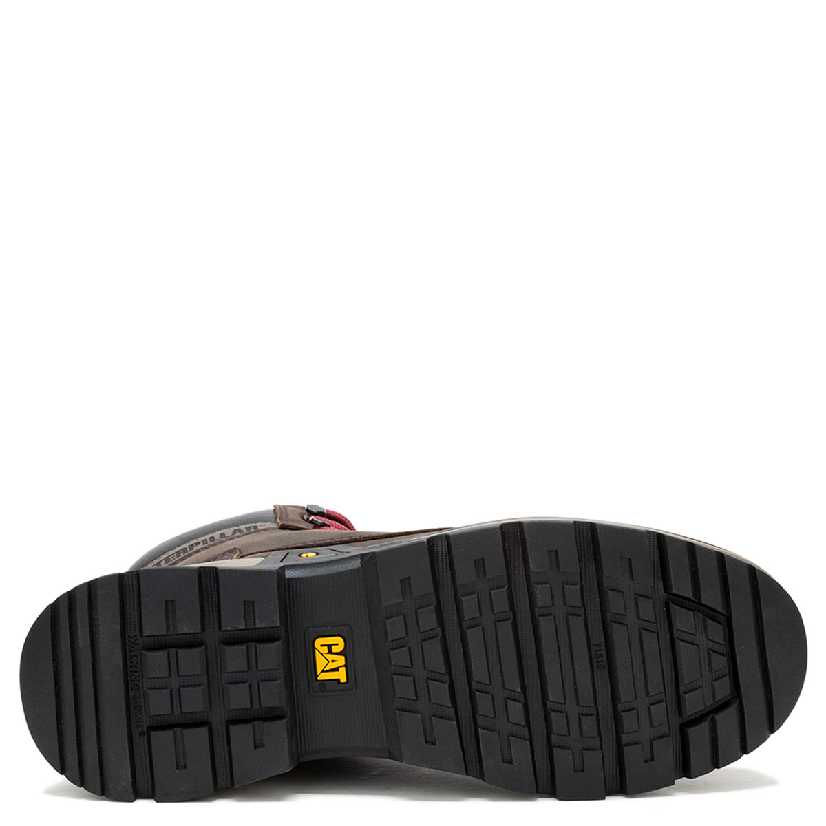 BOTINES HOMBRE CAT NEGRO COLORADO EXPEDITION CUERO - 6