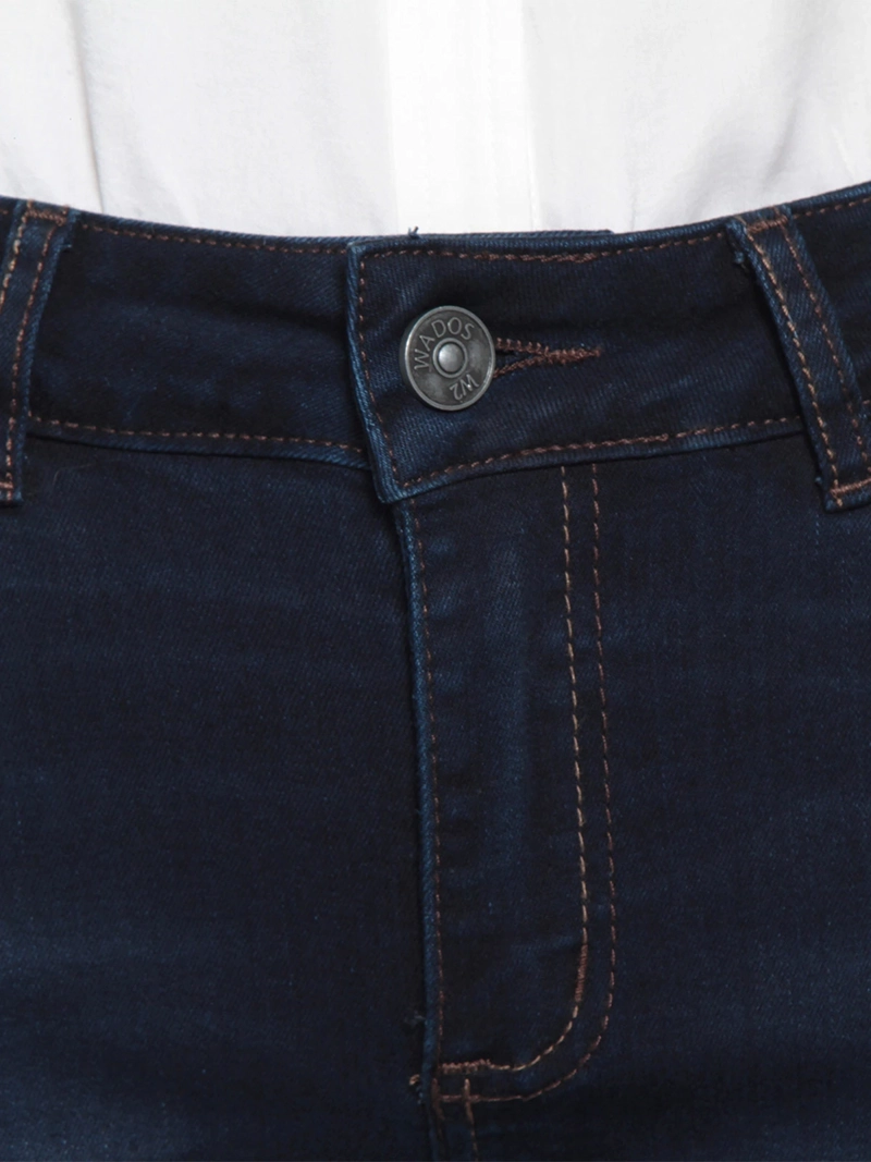 JEANS MUJER WADOS ALGODÓN RECTO TIRO MEDIO - 6