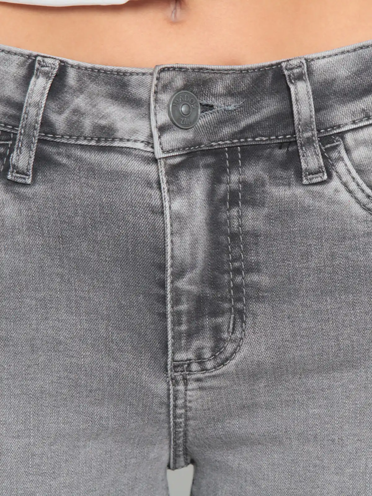 JEANS MUJER WADOS ALGODÓN RECTO TIRO MEDIO - 6