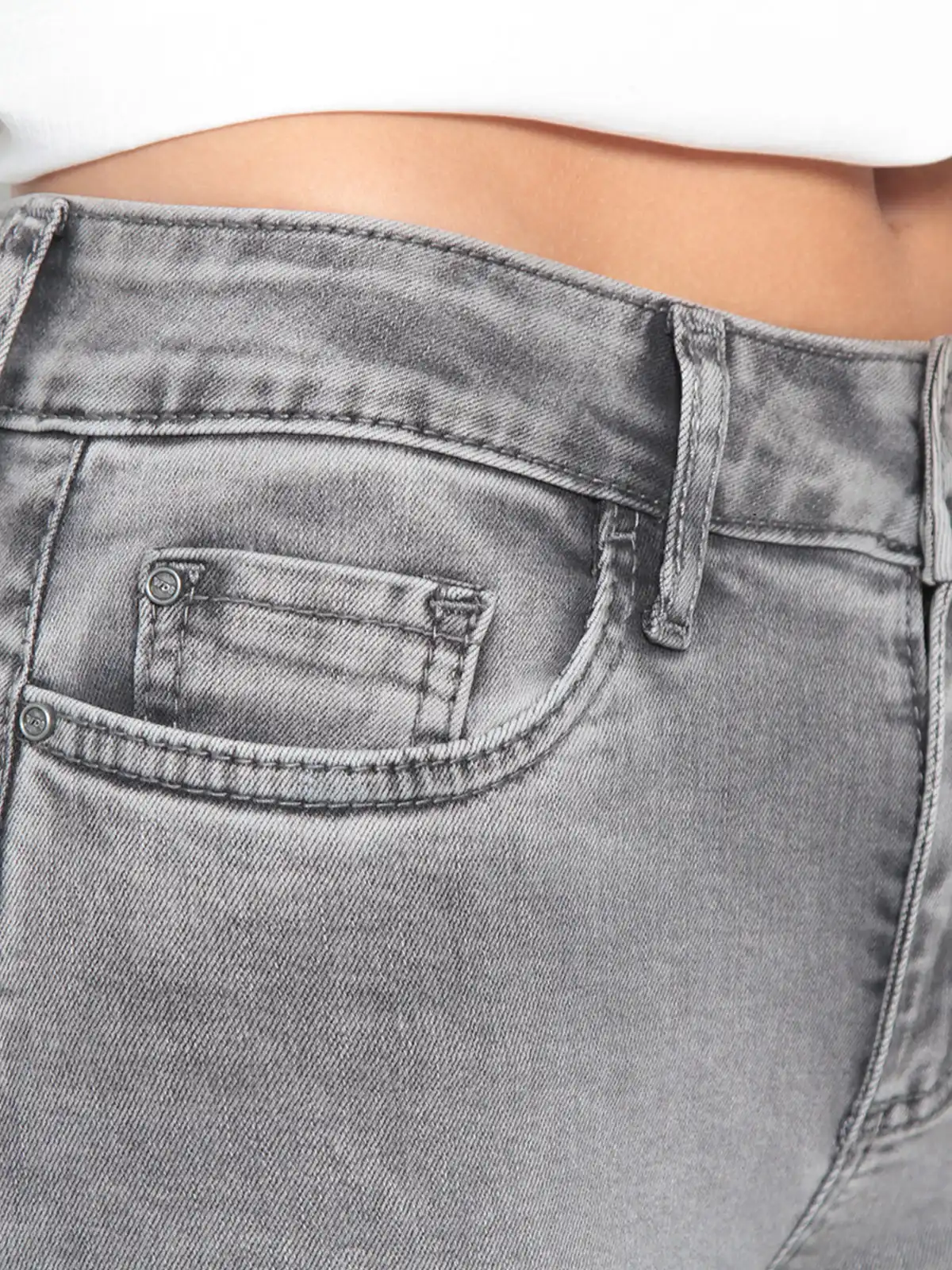 JEANS MUJER WADOS ALGODÓN RECTO TIRO MEDIO - 7