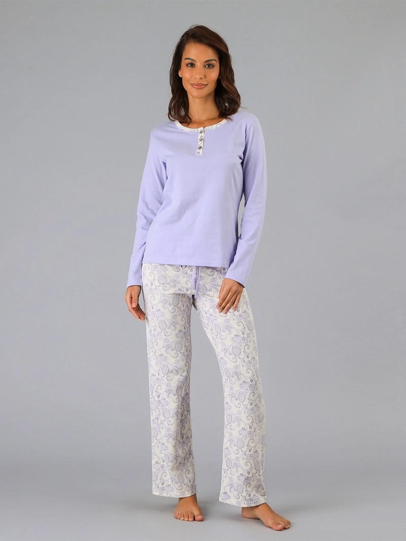 SET PIJAMA FLORES - 1