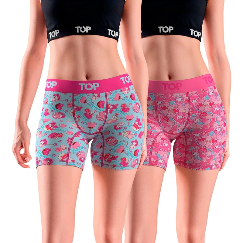 BOXER MEDIO TOP PACK X2 ALGODÓN - 1