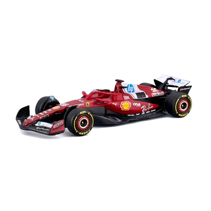 AUTO DE JUGUETE BBURAGO FERRARI SF25 LECLERC 1:64 - 3