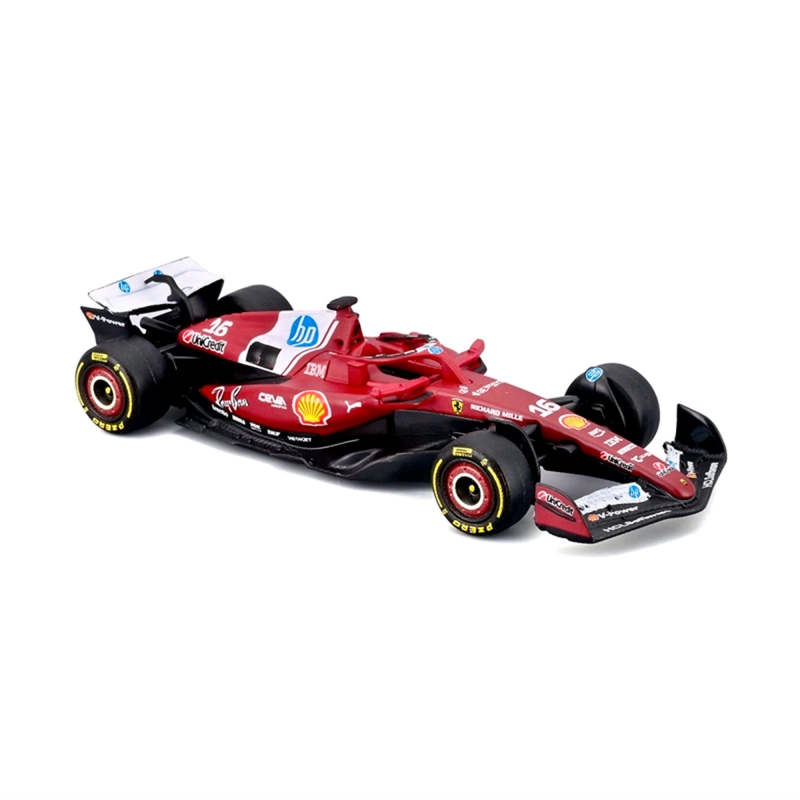 AUTO DE JUGUETE BBURAGO FERRARI SF25 LECLERC 1:64 - 4