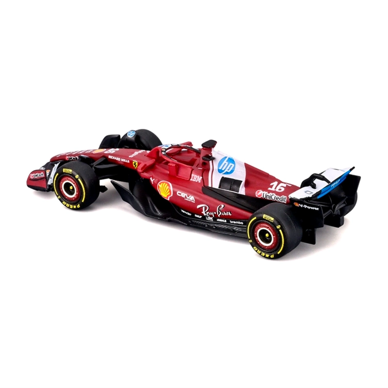 AUTO DE JUGUETE BBURAGO FERRARI SF25 LECLERC 1:64 - 5