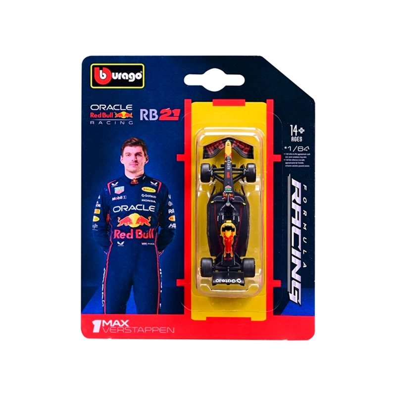 AUTO DE JUGUETE BBURAGO RED BULL RB 21 VERSTAPPEN 1:64 - 6
