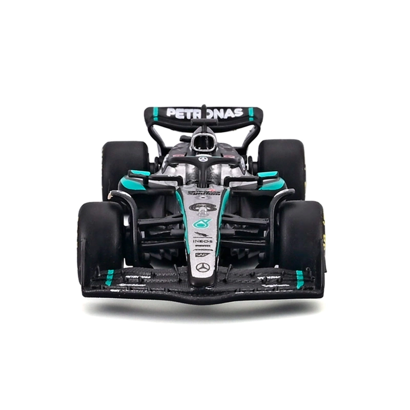 AUTO DE JUGUETE BBURAGO MERCEDES W16 RUSSELL 1:64 - 1