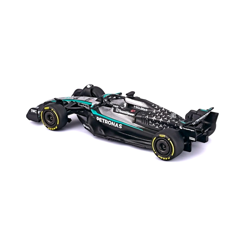 AUTO DE JUGUETE BBURAGO MERCEDES W16 RUSSELL 1:64 - 4
