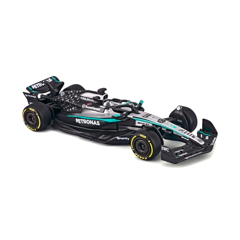 AUTO DE JUGUETE BBURAGO MERCEDES W16 RUSSELL 1:64 - 5