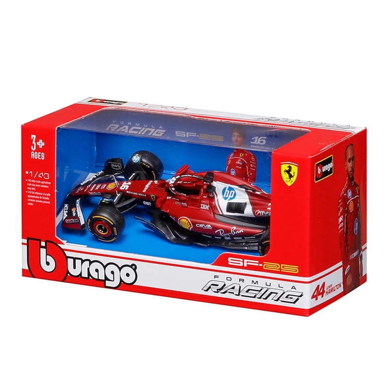 AUTO DE JUGUETE BBURAGO FERRARI SF25 LECLERC 1:43 - 8