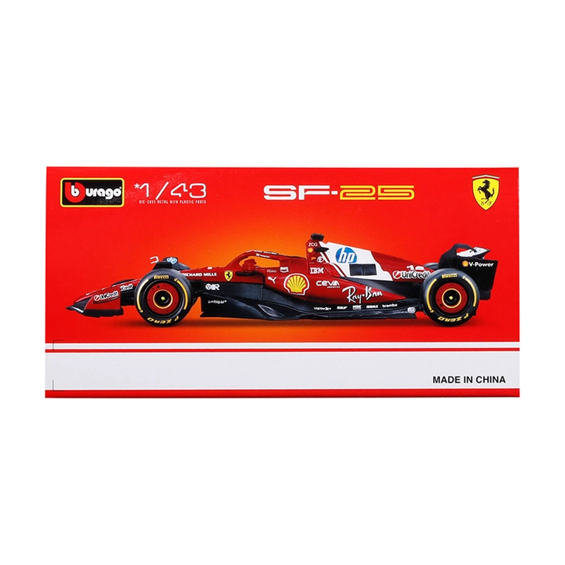AUTO DE JUGUETE BBURAGO FERRARI SF25 LECLERC 1:43 - 10
