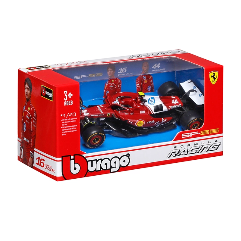 AUTO DE JUGUETE BBURAGO FERRARI SF25 HAMILTON 1:43 - 6