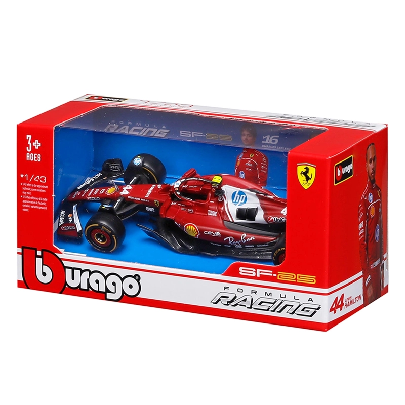 AUTO DE JUGUETE BBURAGO FERRARI SF25 HAMILTON 1:43 - 8