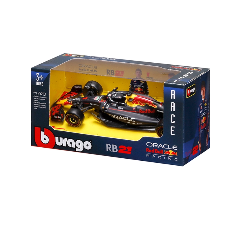 AUTO DE JUGUETE BBURAGO RED BULL RB 21 VERSTAPPEN 1:43 - 7